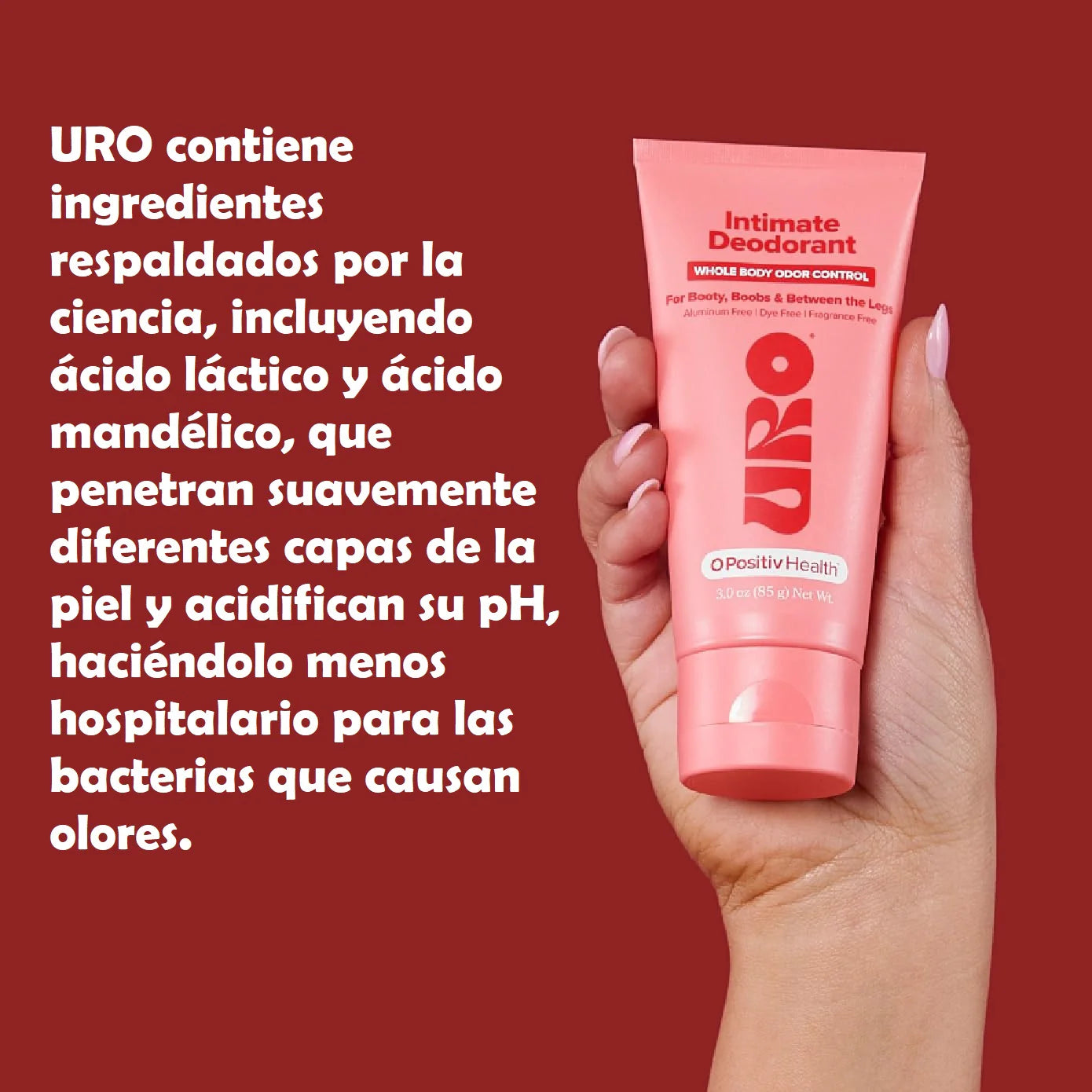 Frescura con Desodorante intimo URO.