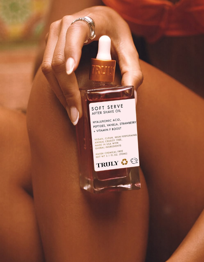 ACEITE TRULY✨ Aclara y unifica ,El afeitado perfecto.