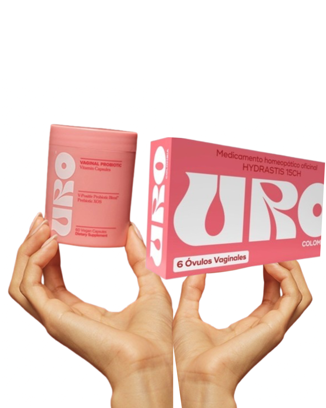 Salud Interna & Externa con Óvulos y capsulas Uro.