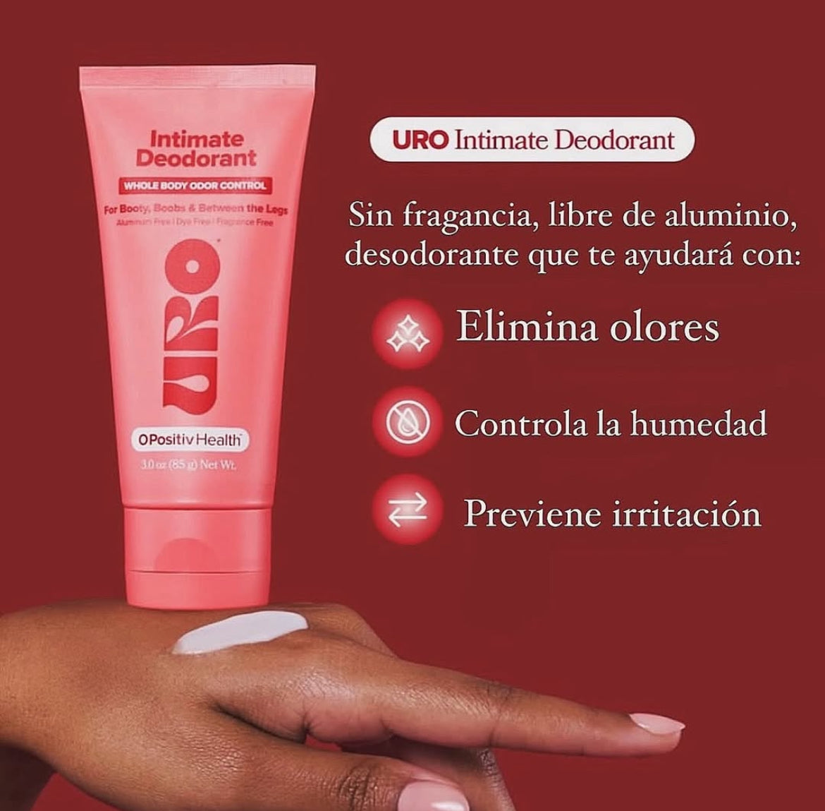 Frescura con Desodorante intimo URO.
