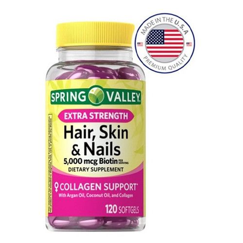 Hair skin spring valley nails softgels.