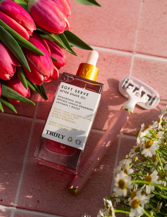 ACEITE TRULY✨ Aclara y unifica ,El afeitado perfecto.
