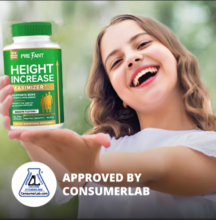 Estimula la hormona del crecimiento con Height increase.