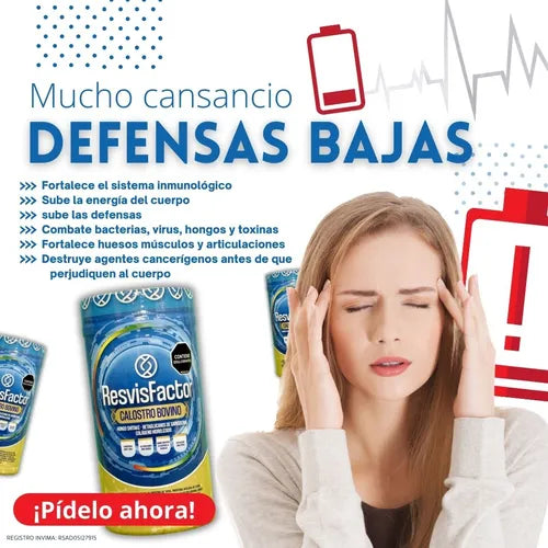 Antivejecimiento con calostro bovino.