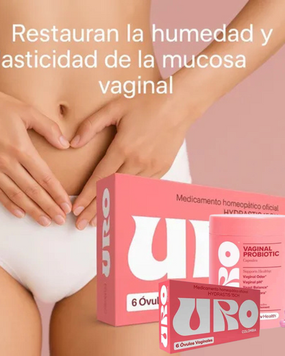 Salud Interna & Externa con Óvulos y capsulas Uro.