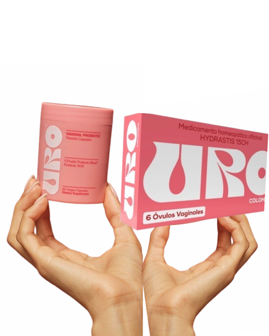 Salud Interna & Externa con Óvulos y capsulas Uro.