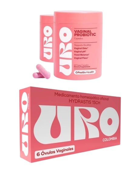 Salud Interna & Externa con Óvulos y capsulas Uro.