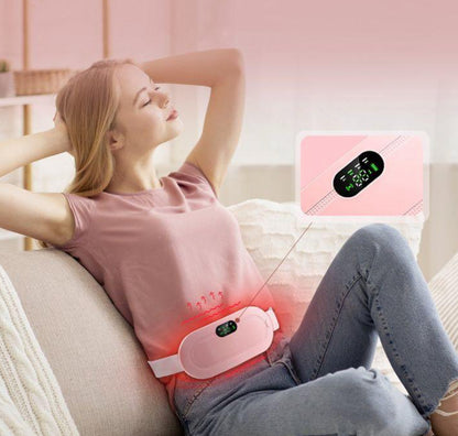 Cinturón térmico y masajeador para Cólicos menstruales.