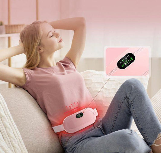 Cinturón térmico y masajeador para Cólicos menstruales.