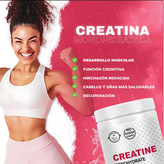 Aumenta con Creatine for women.