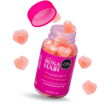 Salud capilar con la Biotina Rosa hair. Paga 2 Lleva 3.