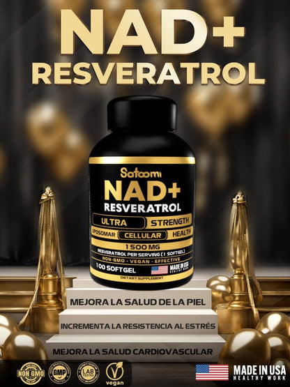 NAD+Resveratrol Energía celular.