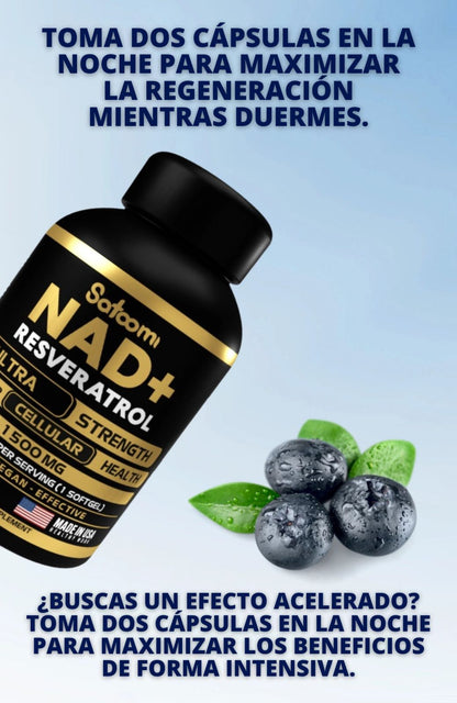 NAD+Resveratrol Energía celular.
